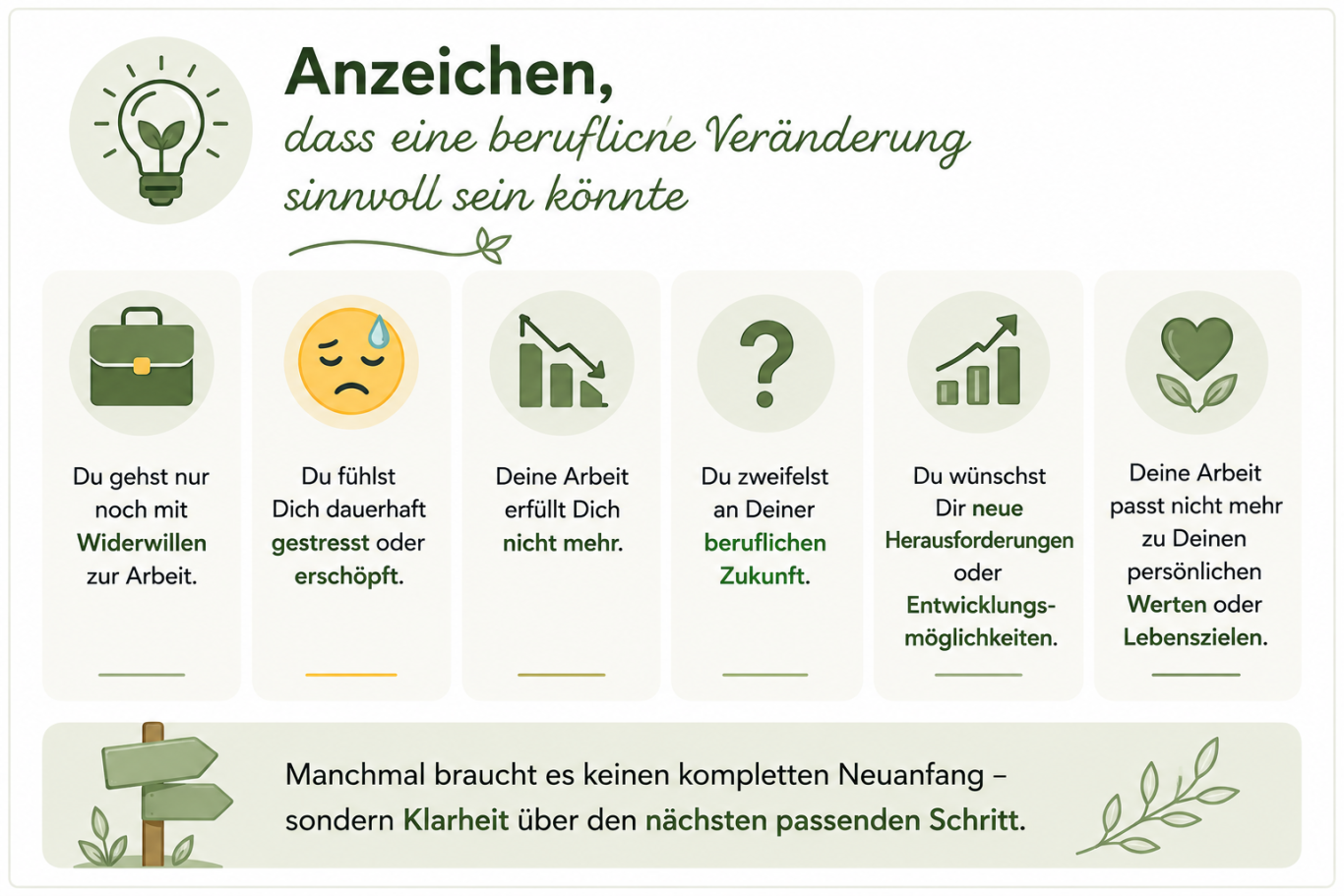 Berufliche Veränderung Berufliche Veränderung